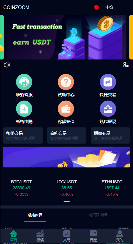 二开版微盘时间盘源码/币币合约期权交易/微交易/伪交易所源码