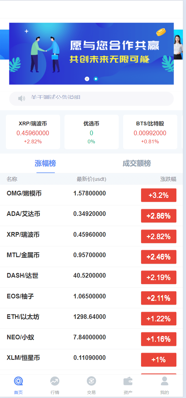 微交所fastadmin框架双语言外汇系统/微盘系统仿交易所/USDT支付